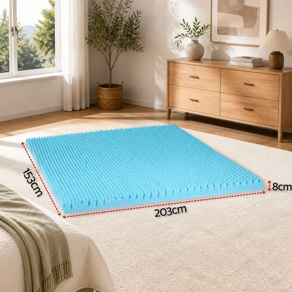 8cm Gel Memory Foam Mattress Topper