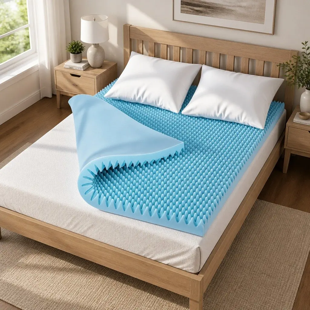 8cm Gel Memory Foam Mattress Topper
