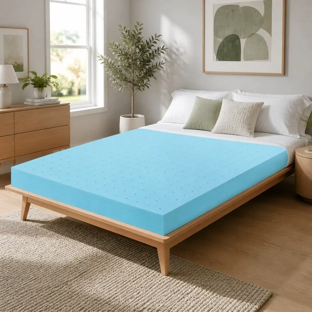 12cm Memory Foam Mattress Topper with Bamboo Cover