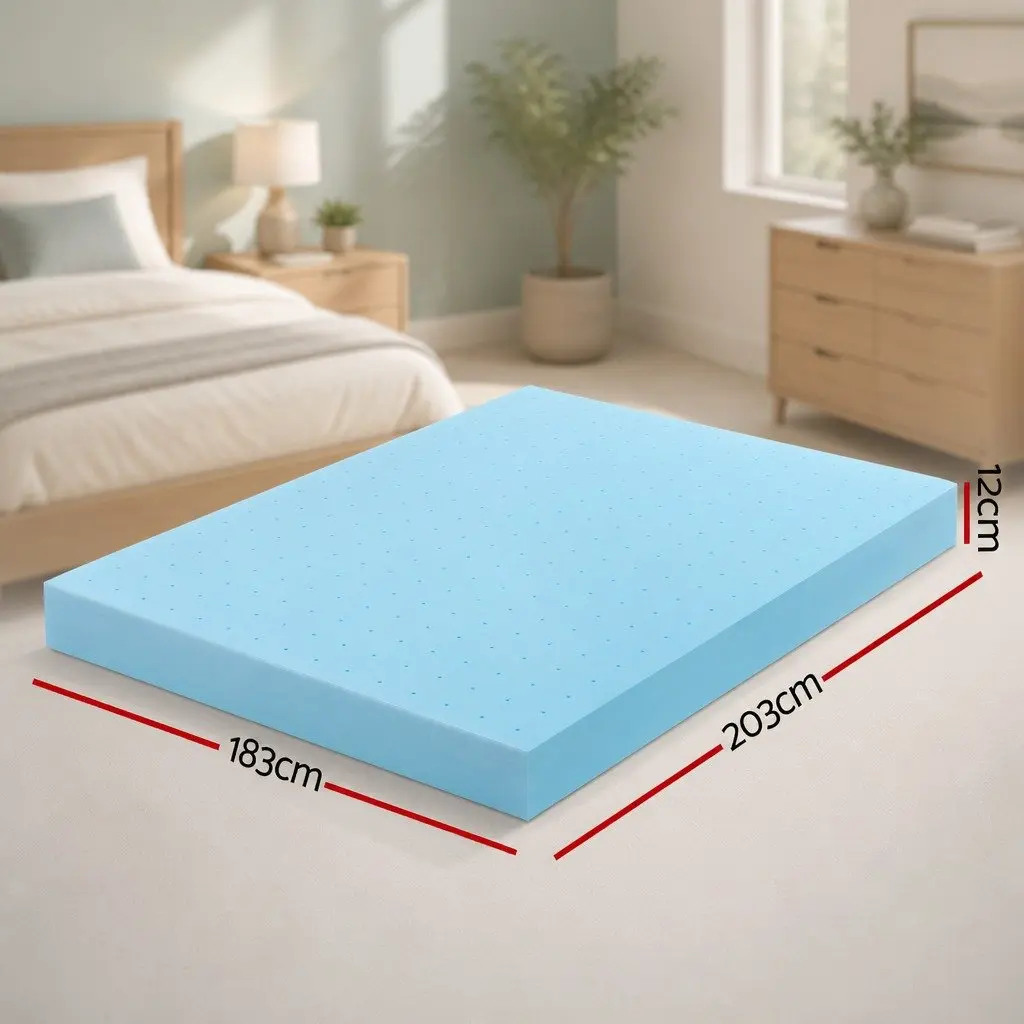 12cm Memory Foam Mattress Topper King