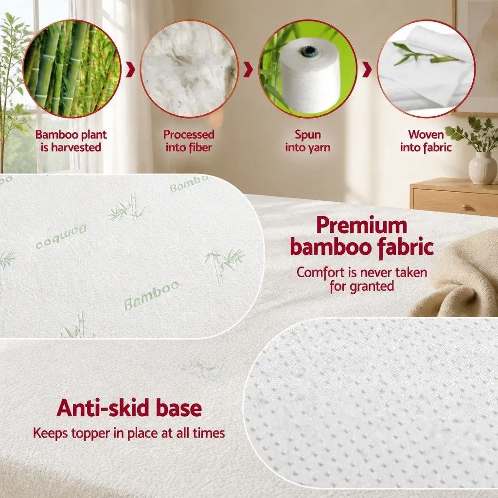 12cm Memory Foam Mattress Topper King