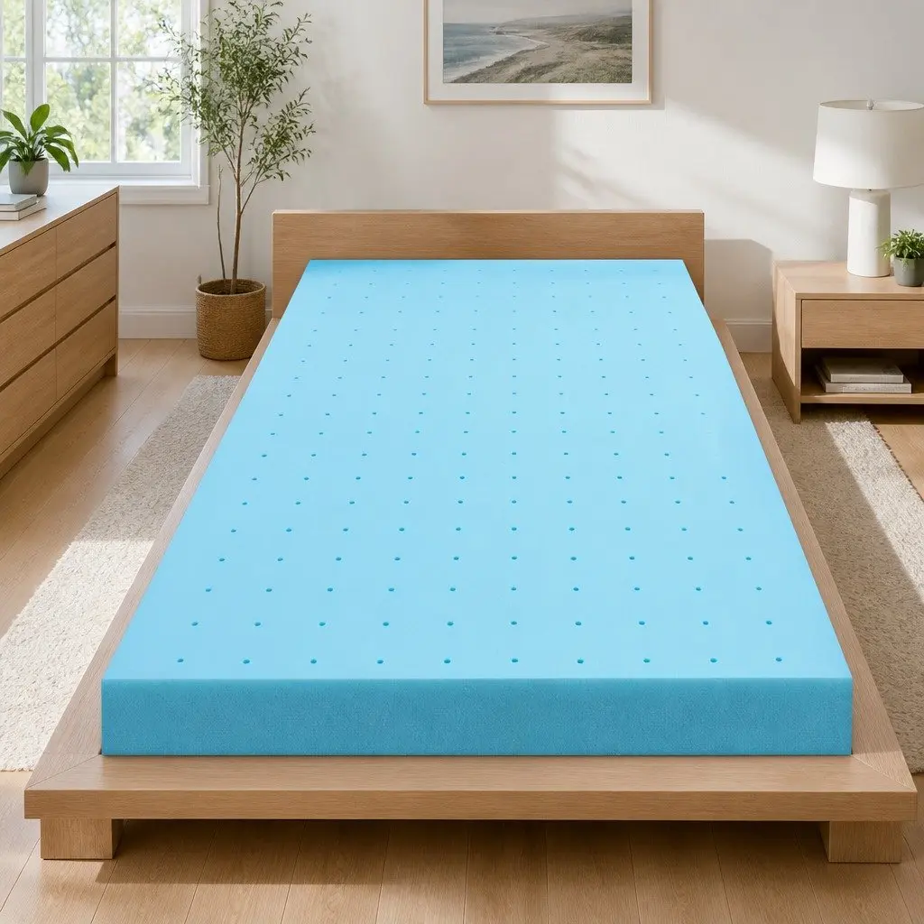 King Single Bed Memory Foam Mattress Topper 12cm