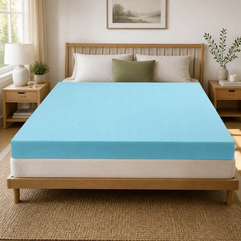 12cm Queen Memory Foam Mattress Topper with Gel