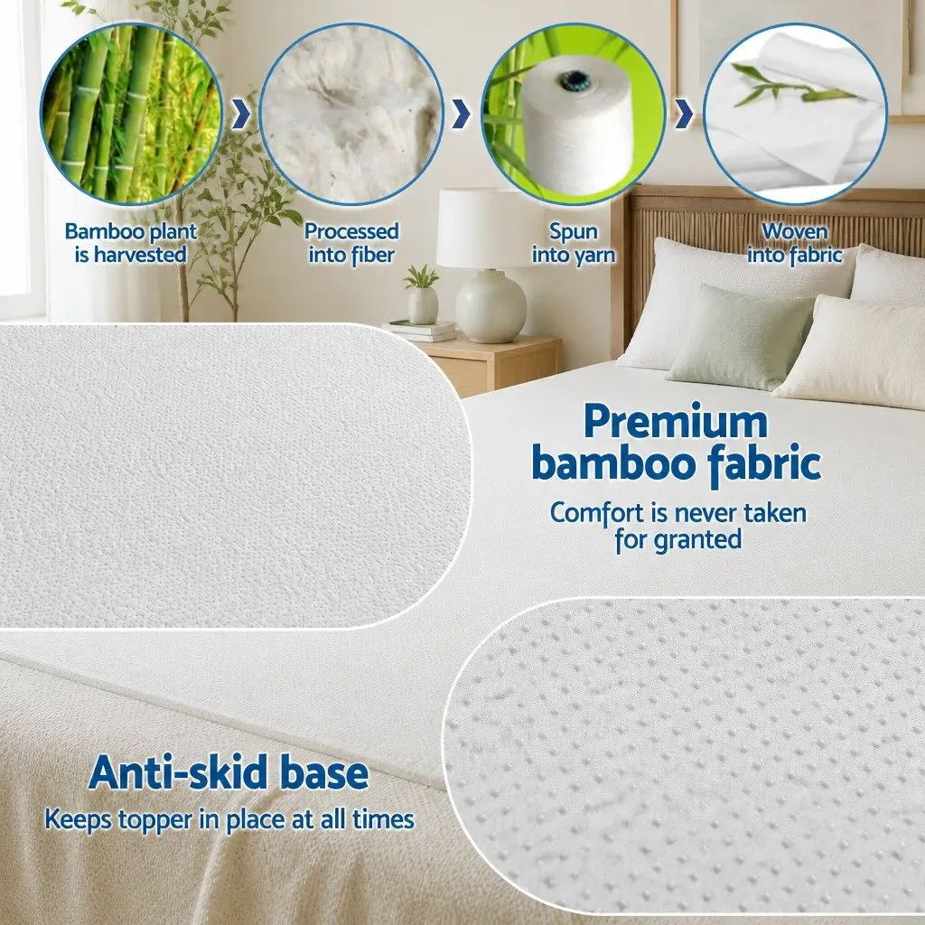 12cm Queen Memory Foam Mattress Topper with Gel