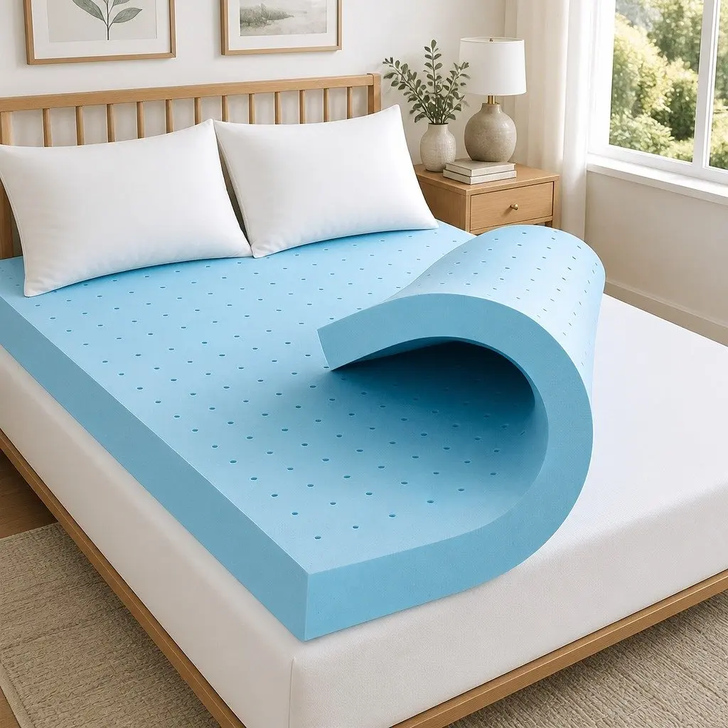 12cm Queen Memory Foam Mattress Topper with Gel