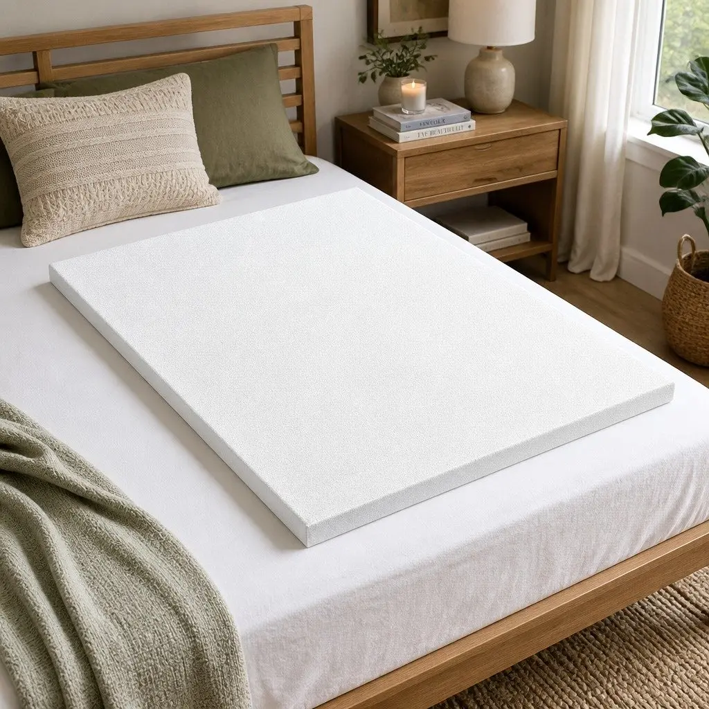 5cm Ventilated Gel Memory Foam Mattress Topper for Double Beds