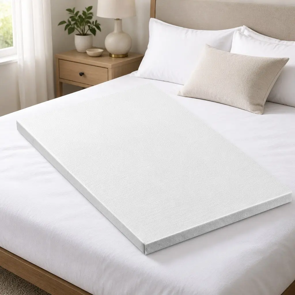 5cm Thick Gel Memory Foam Mattress Topper with Bamboo Cover