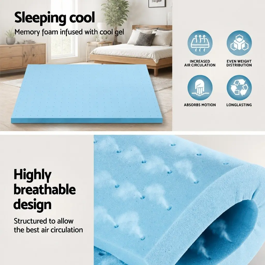 8cm Memory Foam Mattress Topper