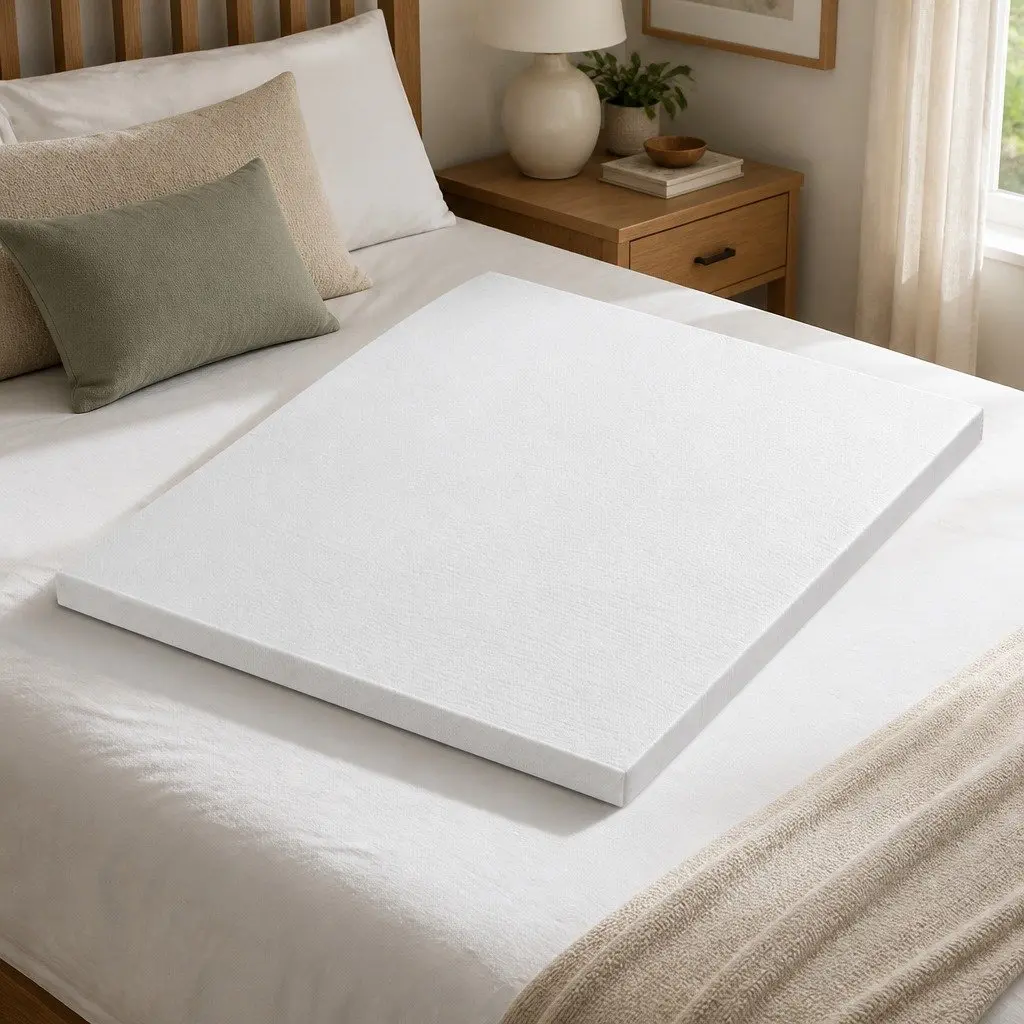 Memory Foam Mattress Topper with Ventilation 8cm King