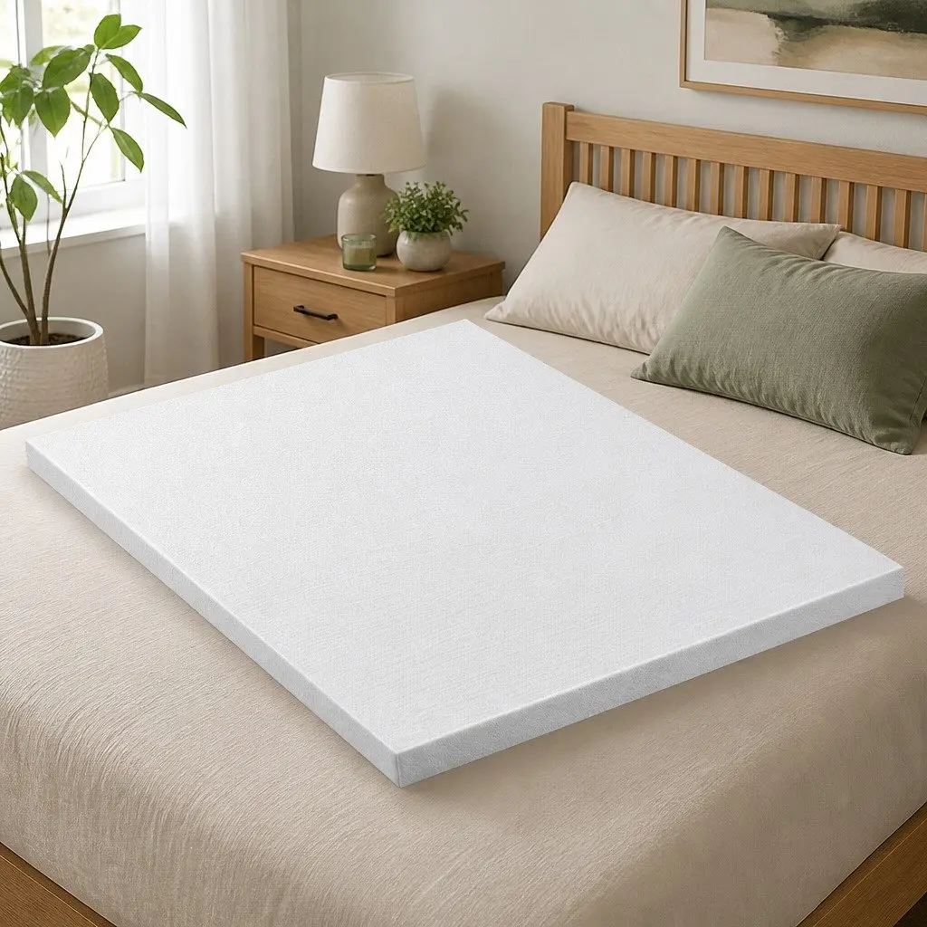Memory Foam Mattress Topper with Ventilation 8cm King