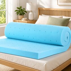 Premium King Single Memory Foam Mattress Topper 8cm