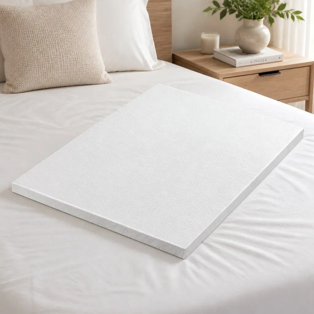 Queen Size Memory Foam Mattress Topper with Bamboo Cover 8cm