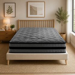 Durable King Single Pocket Spring Mattress - 22cm Medium Firm
