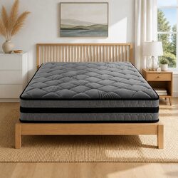 Single Mattress 22cm Pocket Spring Medium Firm Support Comfortable Sleep Bed