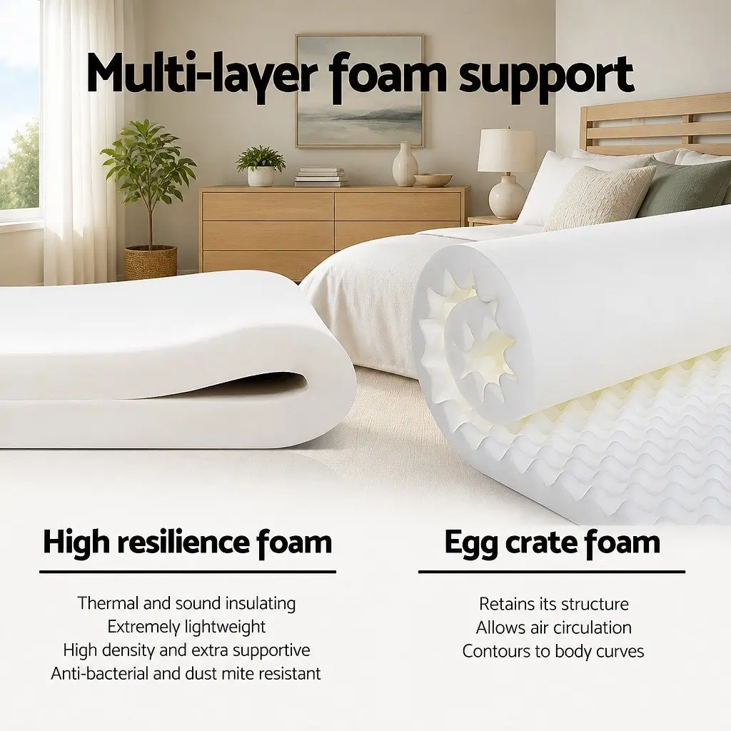 King Size Mattress 30cm Medium Firm Pocket Spring Bed Sleep Support