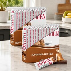Burn Caramel Crunch Bar High Protein Snack - 2 Pack