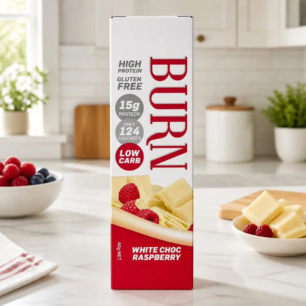 Protein Bars with White Chocolate Raspberry Flavor