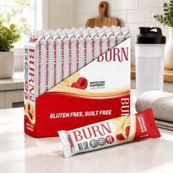 Premium High Protein White Chocolate Raspberry Bars 12x40g