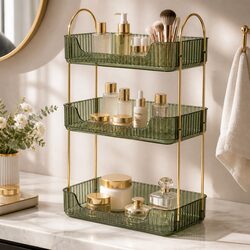 Sturdy 3 Tier Makeup Organiser for Cosmetics and Skincare