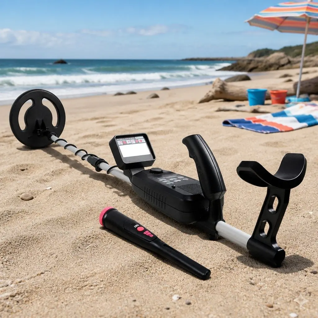Metal Detector with Waterproof Pinpointer
