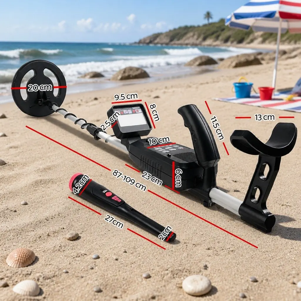 Metal Detector Pinpointer Waterproof 180mm Black