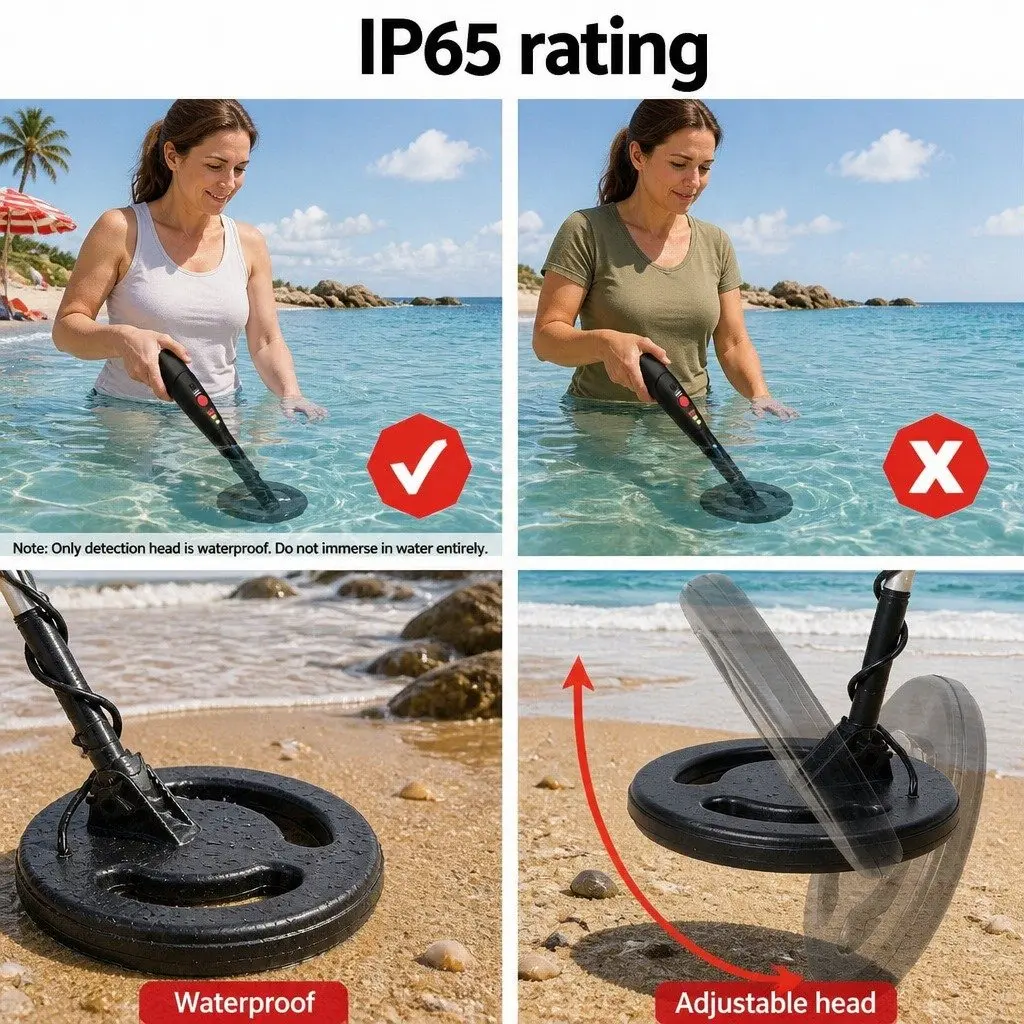 Metal Detector Pinpointer Waterproof 180mm Black