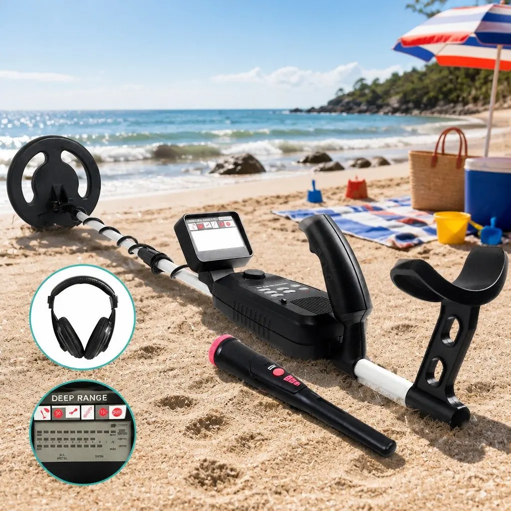 Metal Detector Pinpointer Waterproof 180mm Black