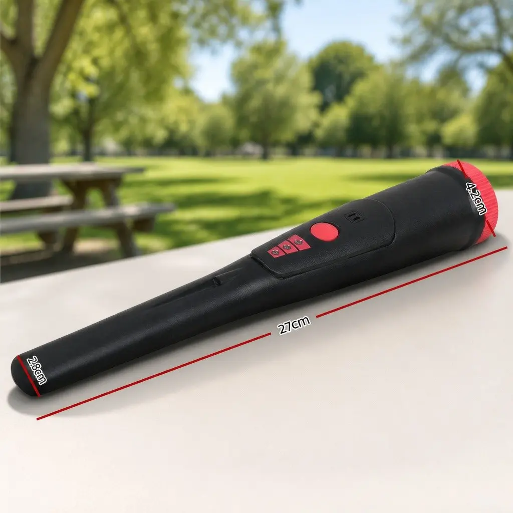 Handheld Metal Detector Waterproof 40MM Sensitive Black