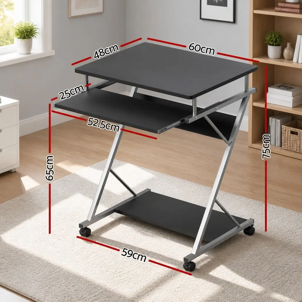 Computer Desk with Keyboard Tray 60CM