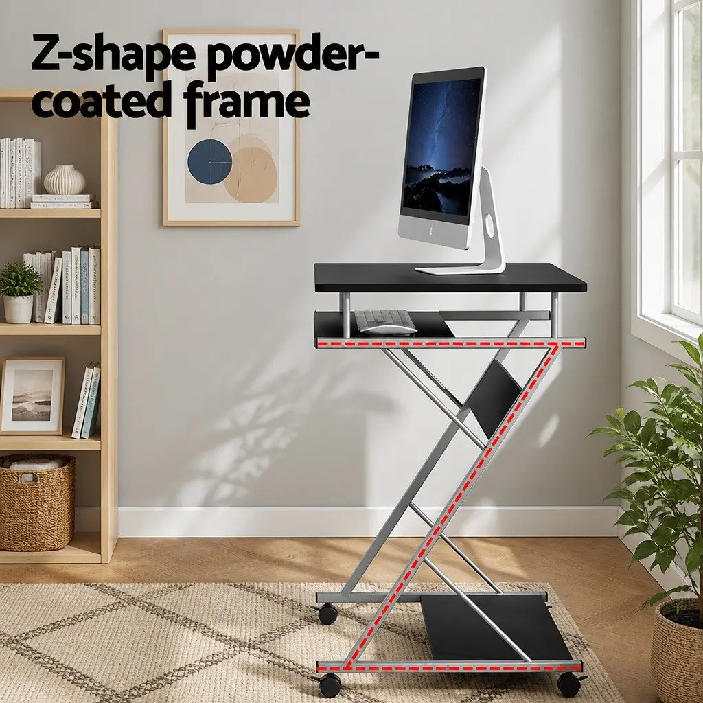 Computer Desk with Keyboard Tray 60CM