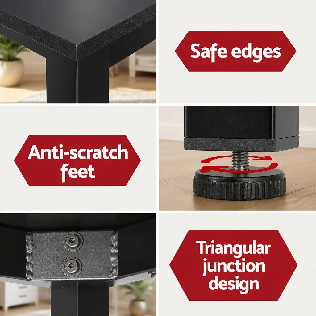 Black Computer Desk for Home or Office Use