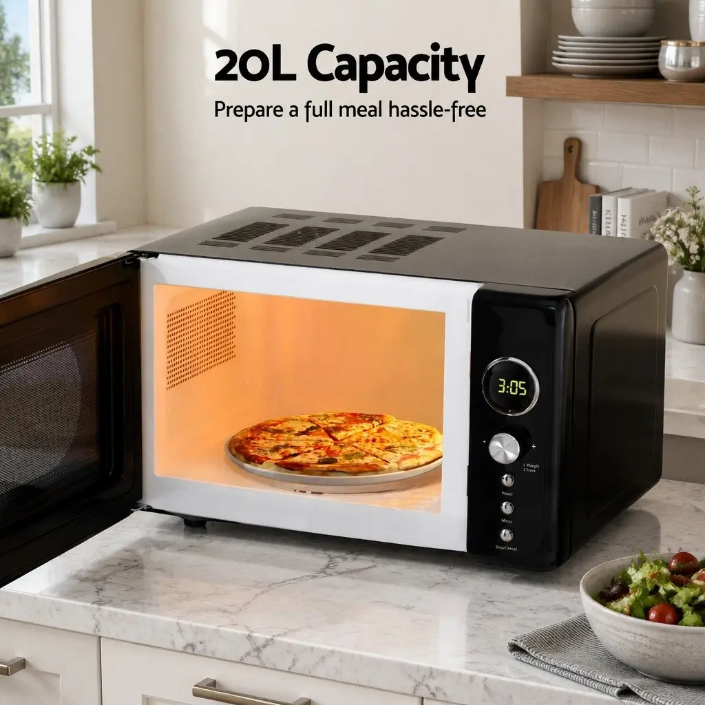 Microwave Oven Digital 20L Black 700W