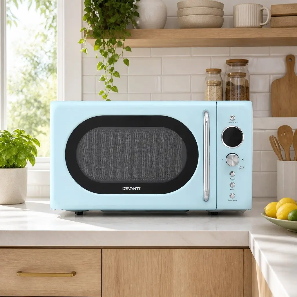 Microwave Oven 20L Blue Digital Control