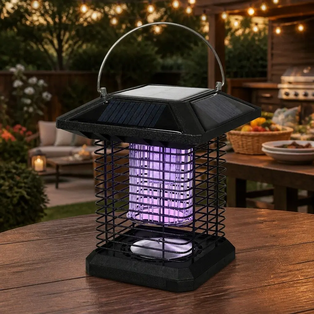 Solar USB Mosquito Killer Lamp for Indoor and Outdoor