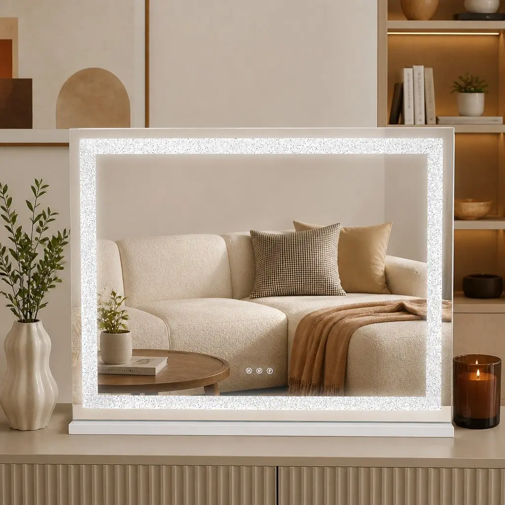 Touch Control LED Makeup Vanity Mirror with USB Charging