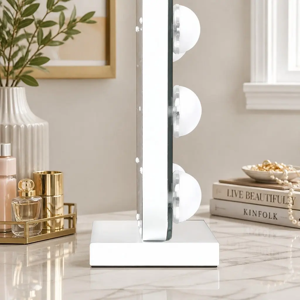 Hollywood Arched LED Makeup Mirror with Touch Control