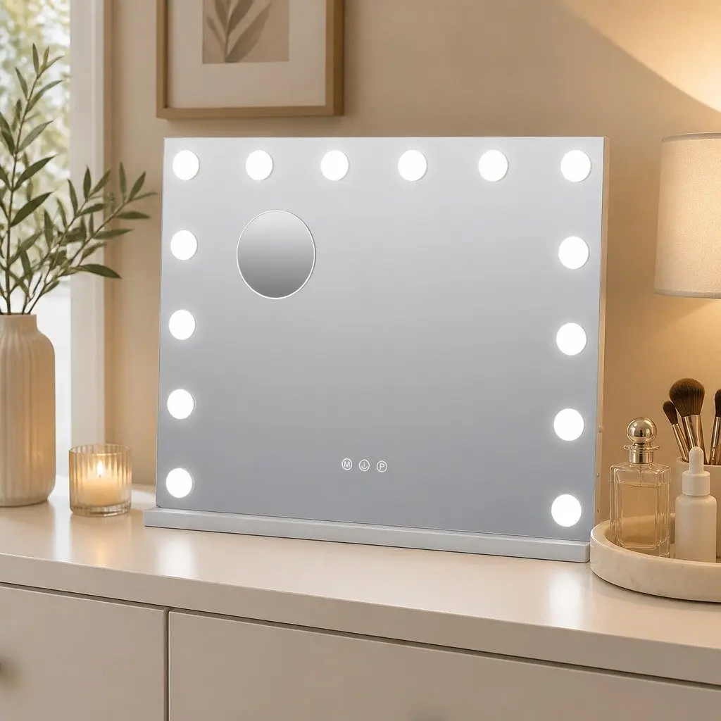 LED Vanity Makeup Mirror with Adjustable Lighting