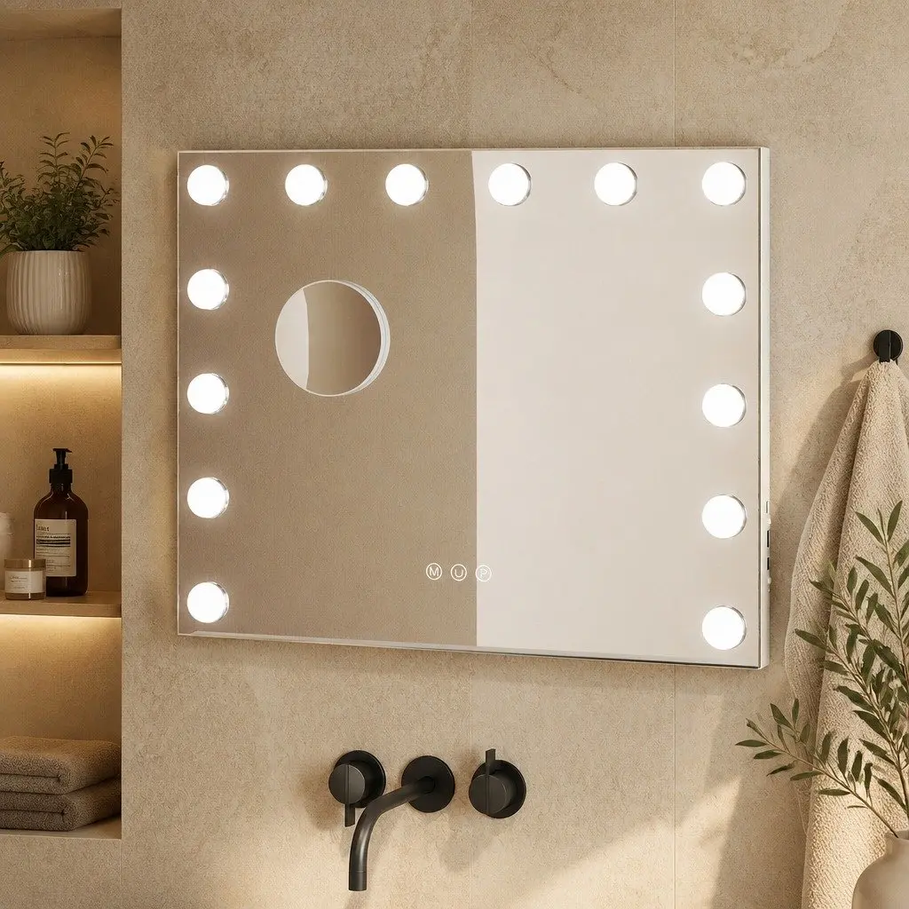 LED Vanity Makeup Mirror with Adjustable Lighting