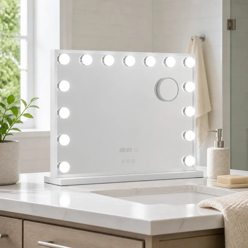 Hollywood Vanity Makeup Mirror 58x45cm with Adjustable LED