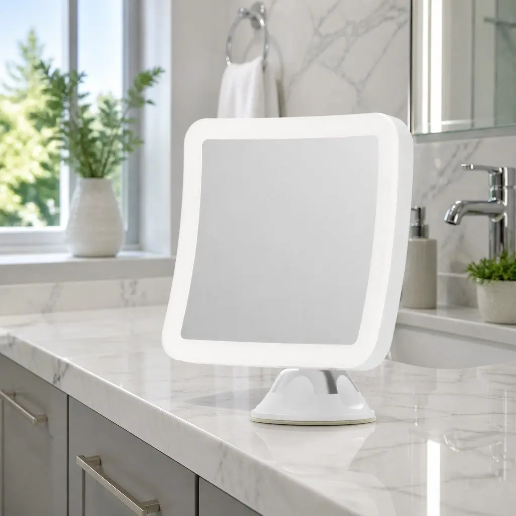 10X Magnifying LED Makeup Mirror with Touch Control