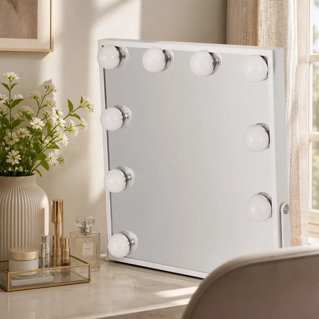LED Bluetooth Vanity Makeup Mirror 30x40cm