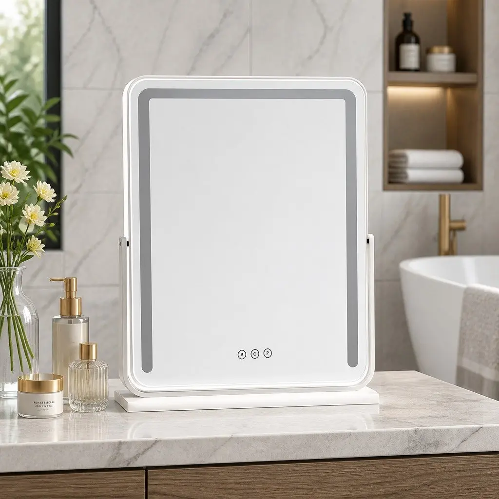 40x50cm Hollywood Vanity Makeup Mirror with LED Light Strip