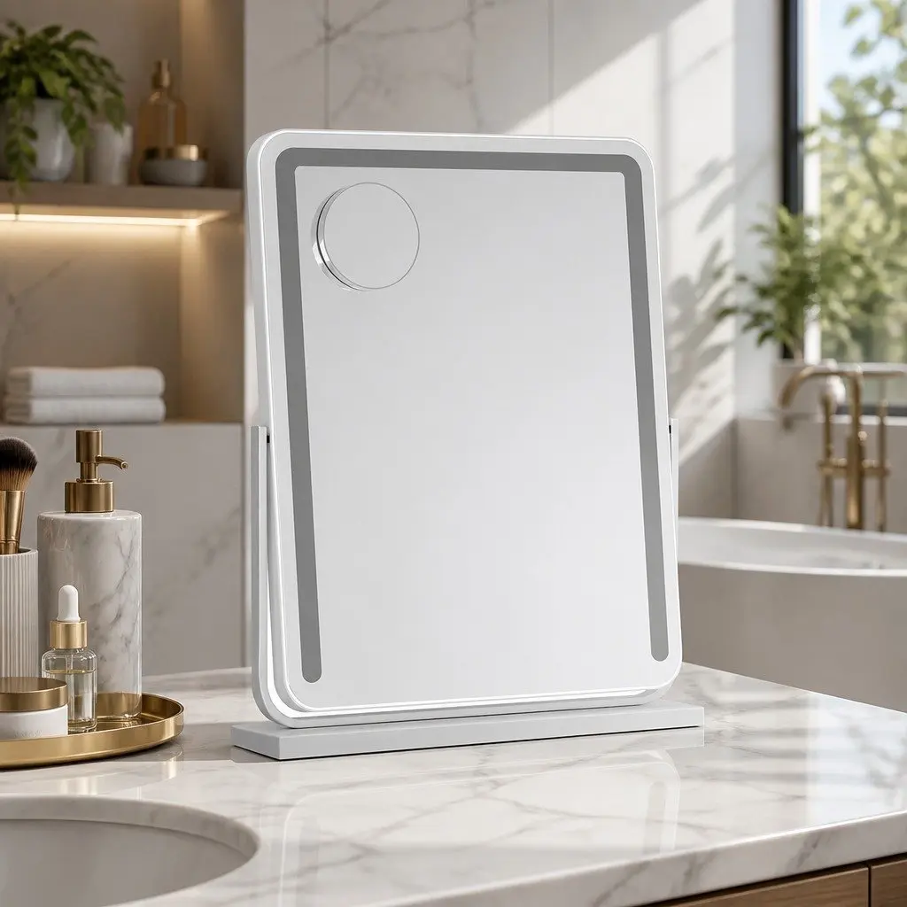 40x50cm Hollywood Vanity Makeup Mirror with LED Light Strip