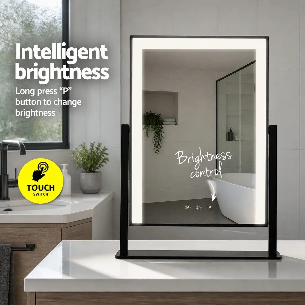 Hollywood Vanity Makeup Mirror 25x30cm with LED Touch Control