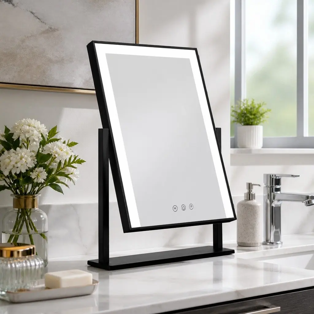 Hollywood Vanity Makeup Mirror 25x30cm with LED Touch Control
