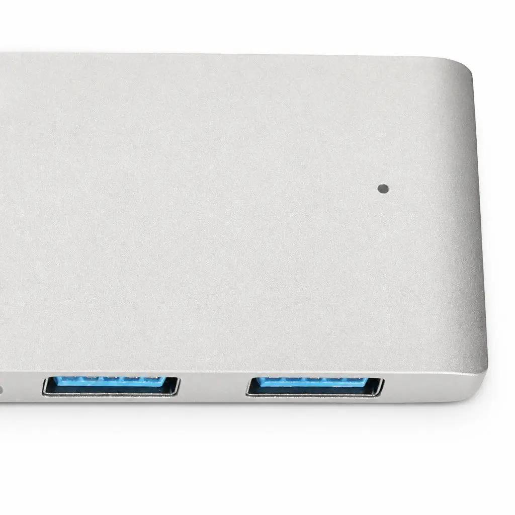 6-Port USB Type-C Hub with SD Card Reader