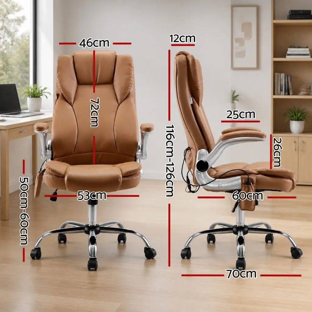 High Back Executive Chair with 8-Point Massage Function