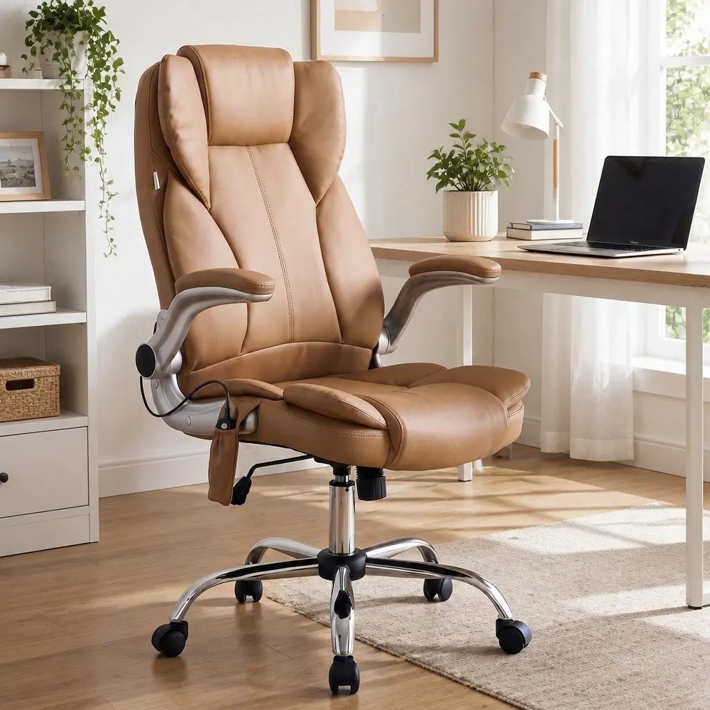 High Back Executive Chair with 8-Point Massage Function
