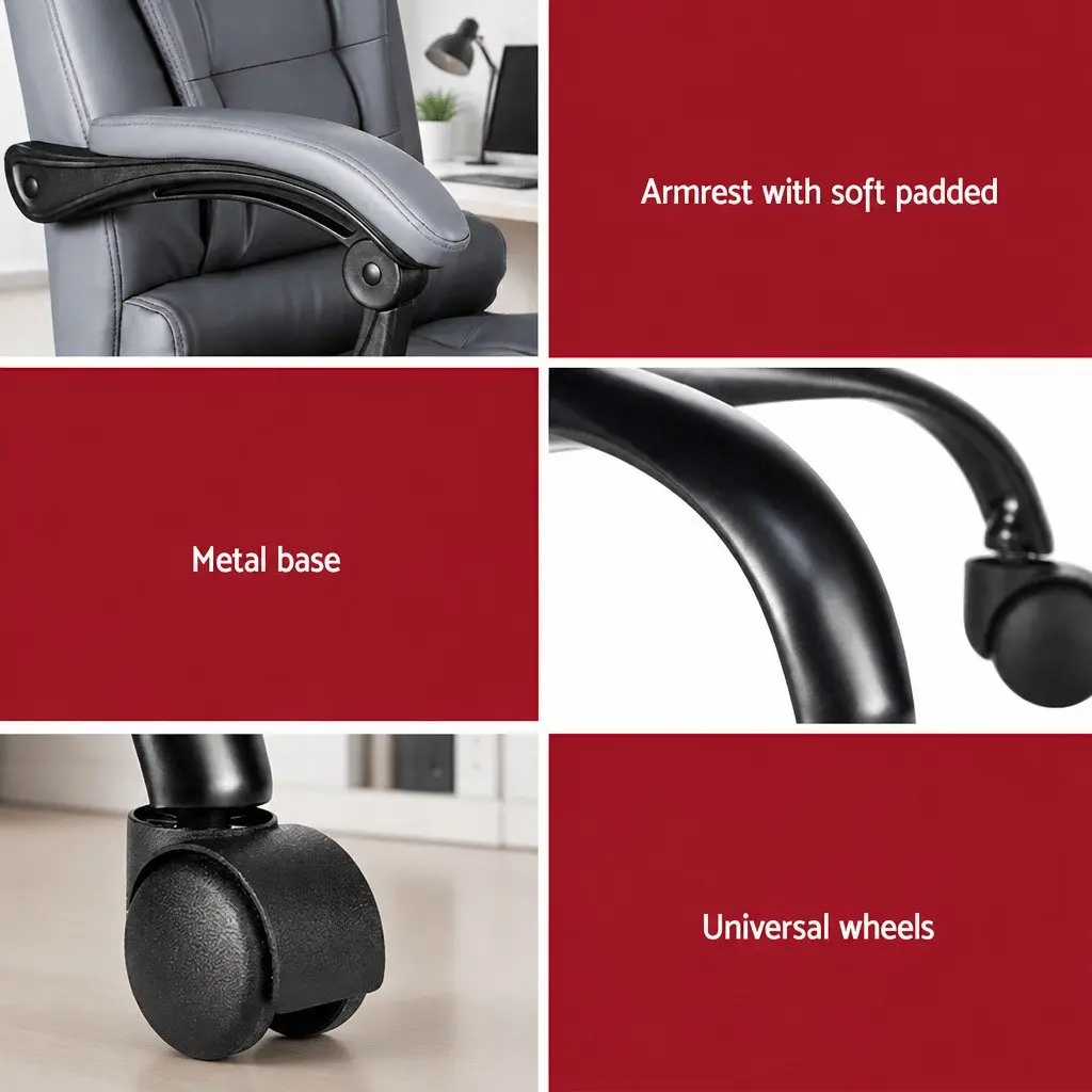 Executive Ergonomic Reclining Chair with 4-Point Massage