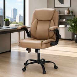 Vibrating Swivel Desk Chair with 2-Point Massage